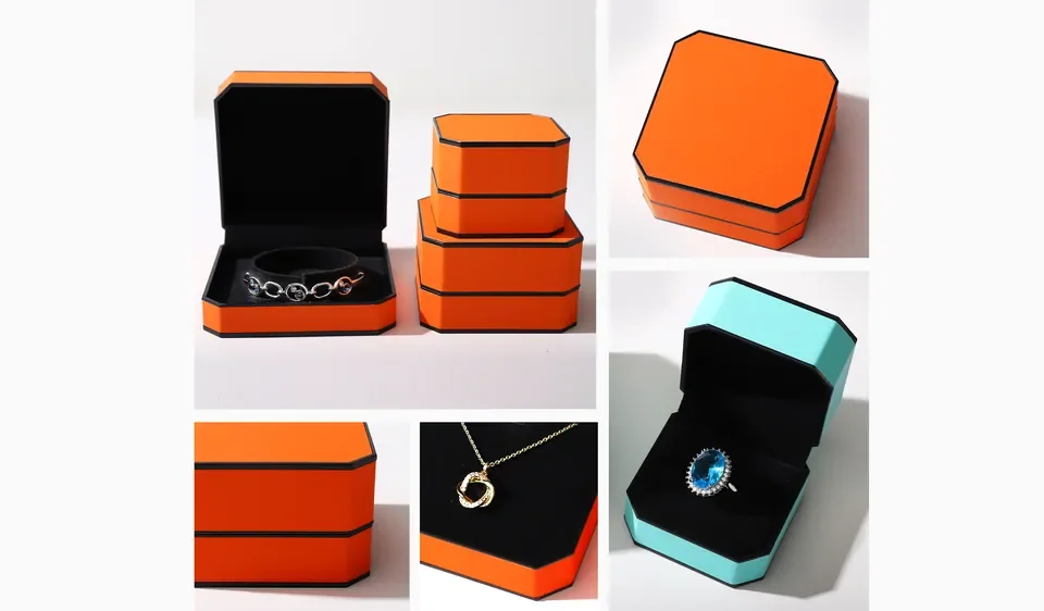 A small octagonal jewelry box — reference photograph 1
