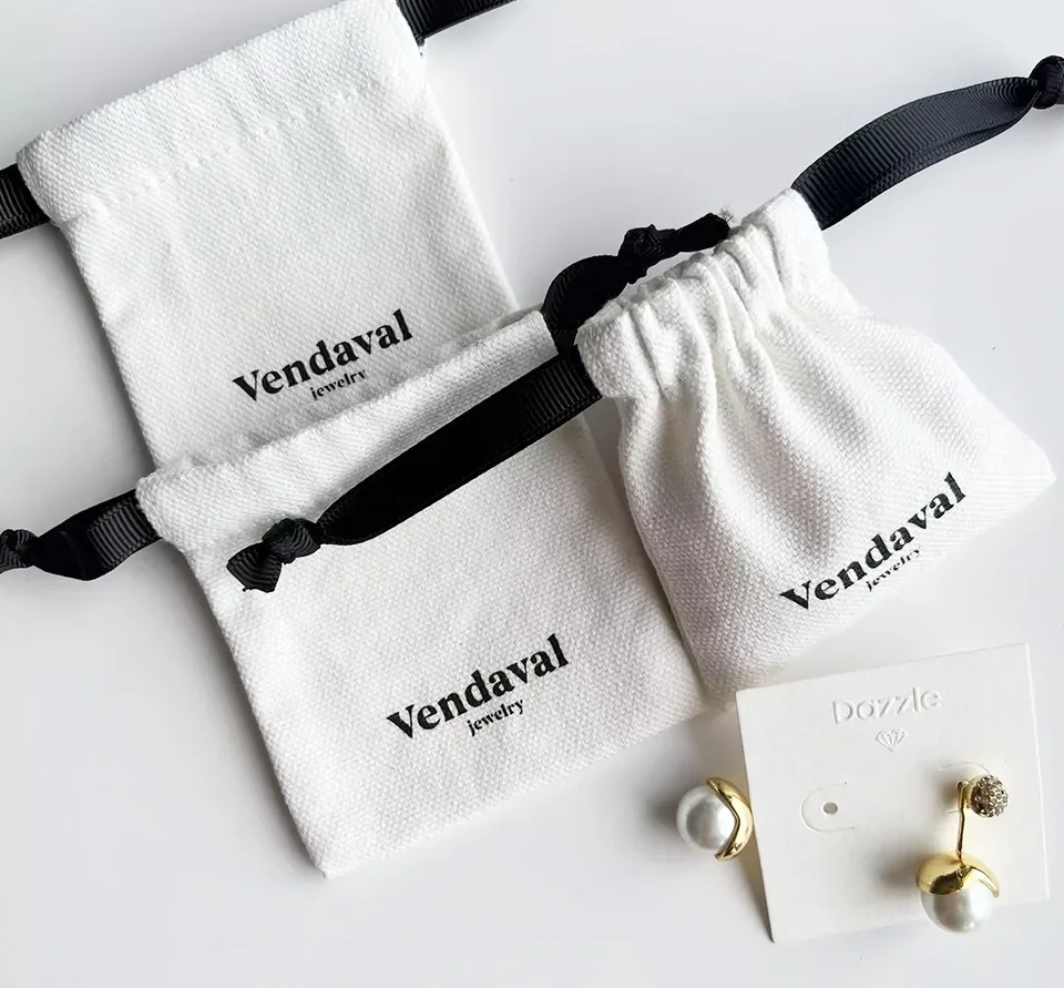 Beige Medium Cotton Canvas Bags — reference photograph 1