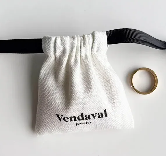 Beige Medium Cotton Canvas Bags — reference photograph 4