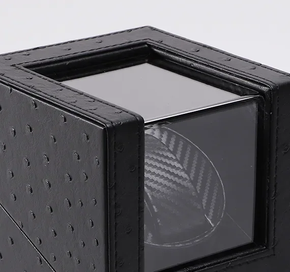 Black hypotenuse watch box — reference photograph 3