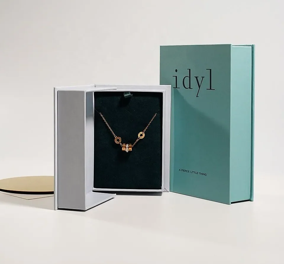 Book Shape Necklace gift box — reference photograph 1