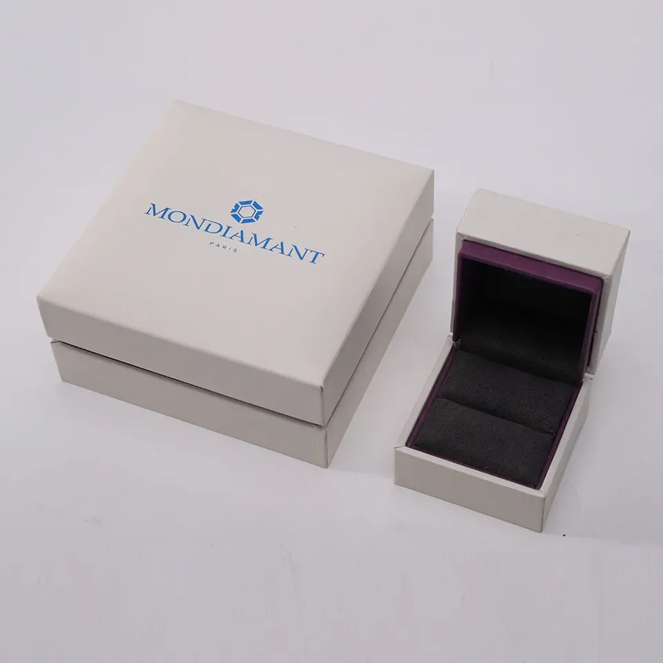 Branded White Luxury Ring Box Set — reference photograph 2