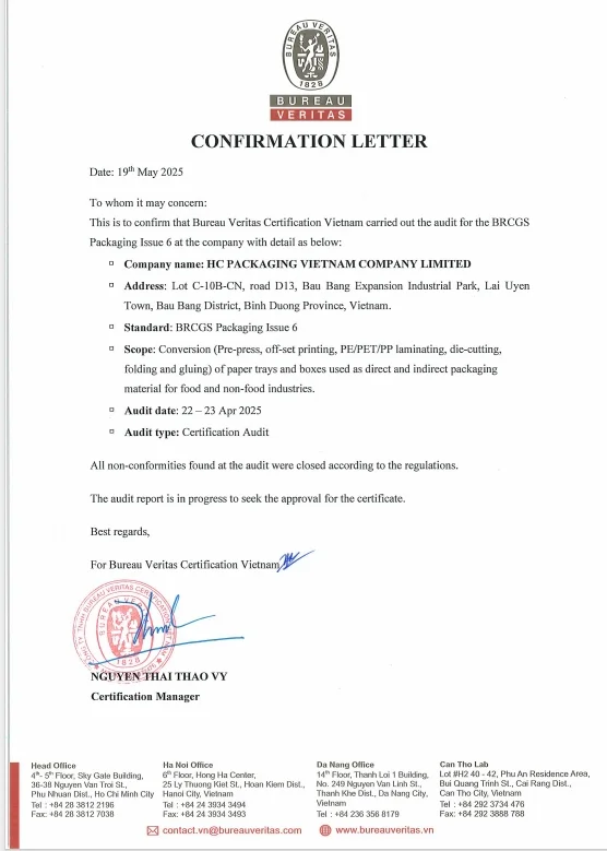 Certificate document included in the historical article