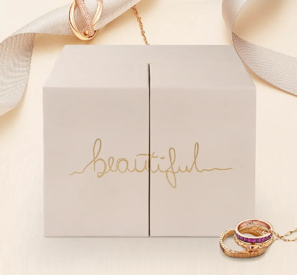 Cream Jewelry Calendar Box — reference photograph 1