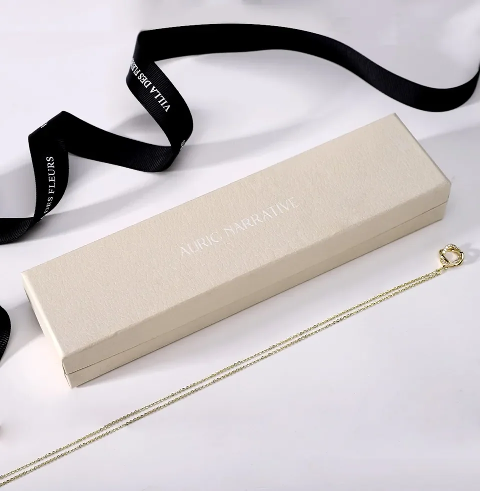 Cream Necklace Jewelry Box — reference photograph 2