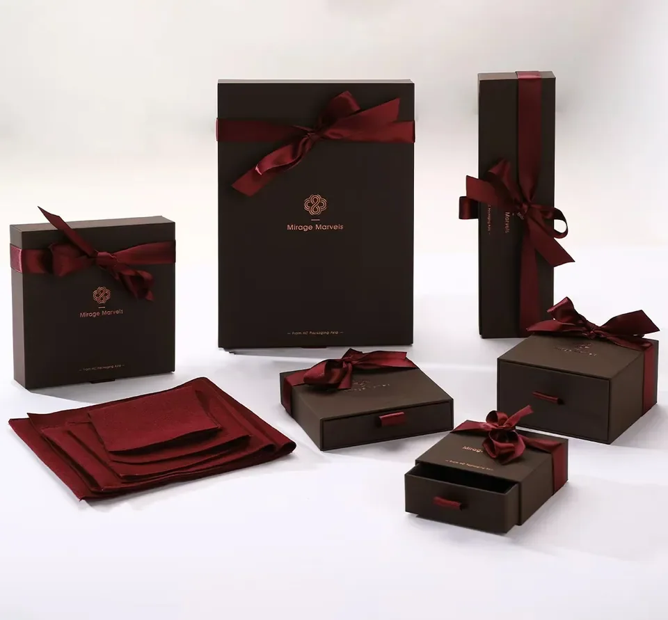 Custom Logo Luxury Drawer Jewelry Gift Box — reference photograph 1