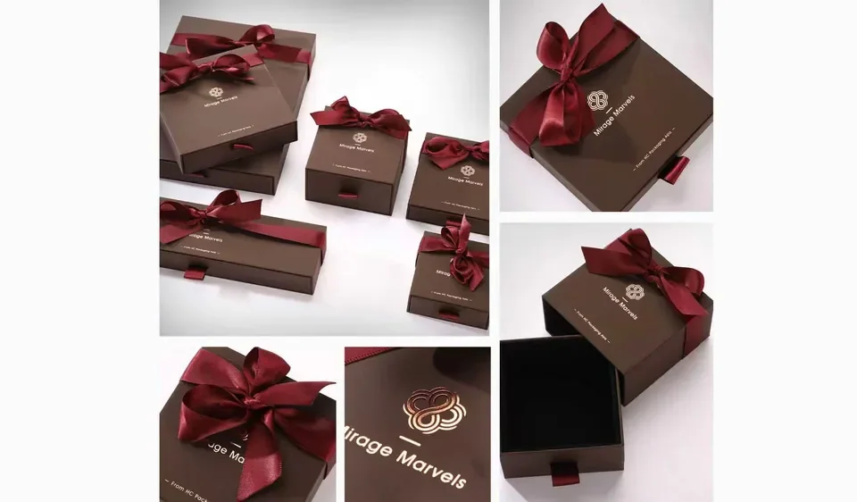 Custom Logo Luxury Drawer Jewelry Gift Box — reference photograph 2