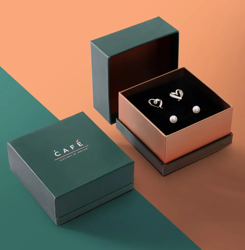 Dark Green Jewelry Earring Box — reference photograph 2