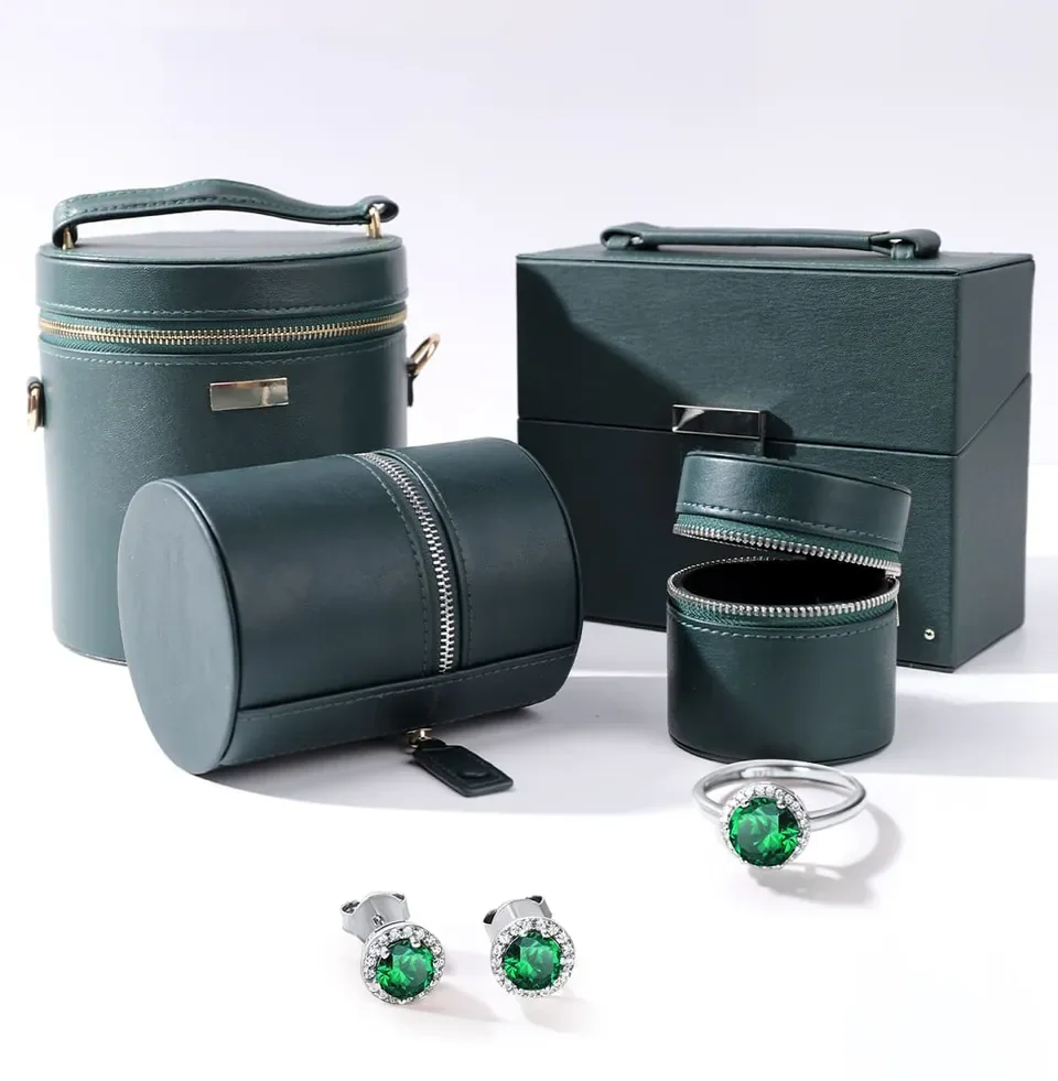 Dark Green Jewelry Storage Box — reference photograph 2