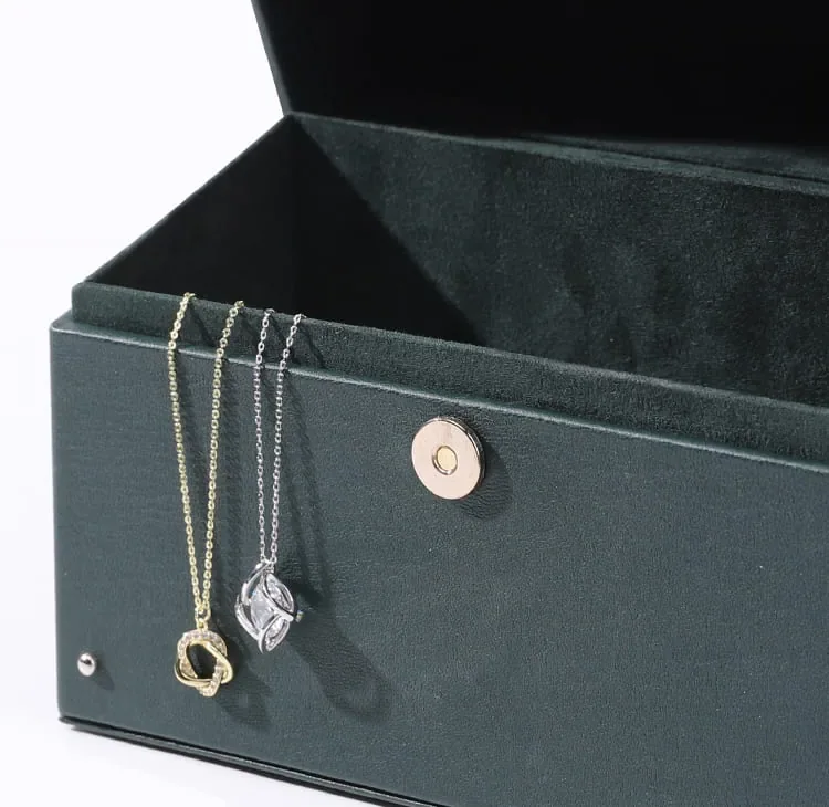 Dark Green Jewelry Storage Box — reference photograph 5