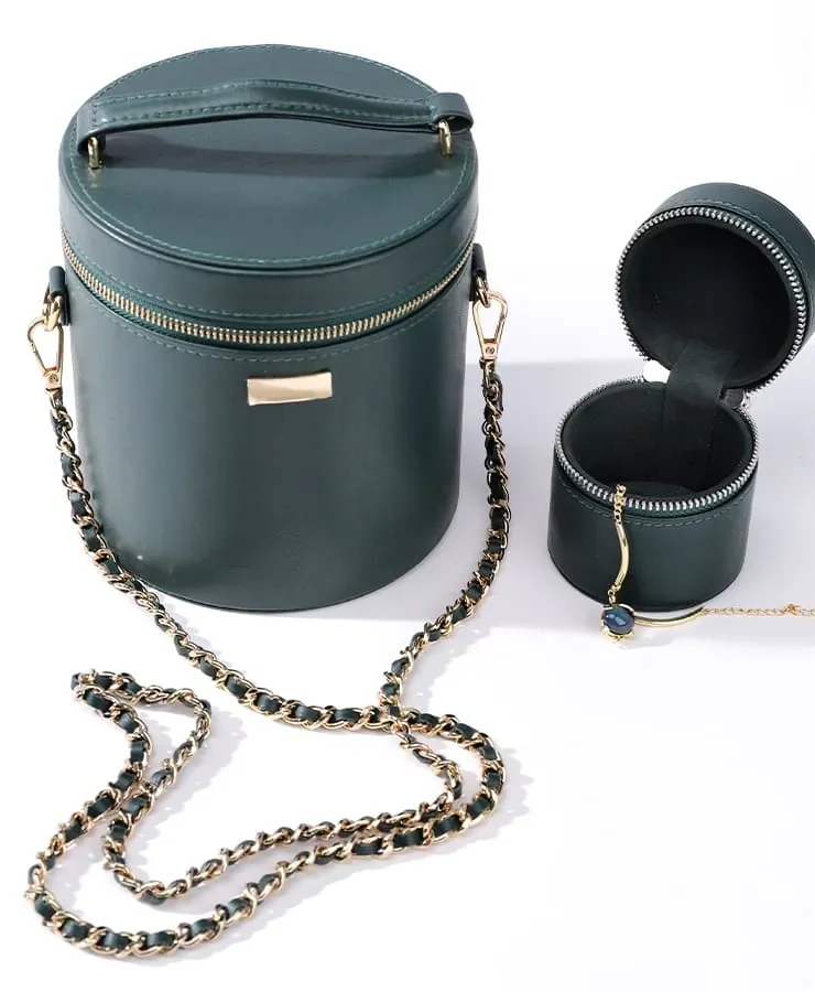 Dark Green Jewelry Storage Box — reference photograph 6