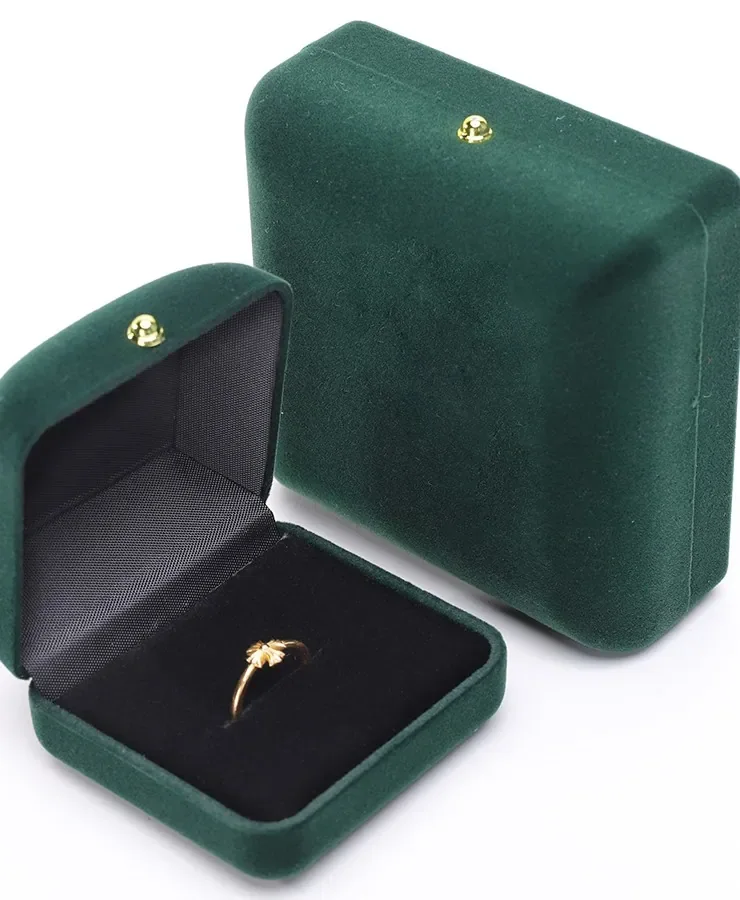 Dark Green Velvet Jewelry Box Set — reference photograph 6