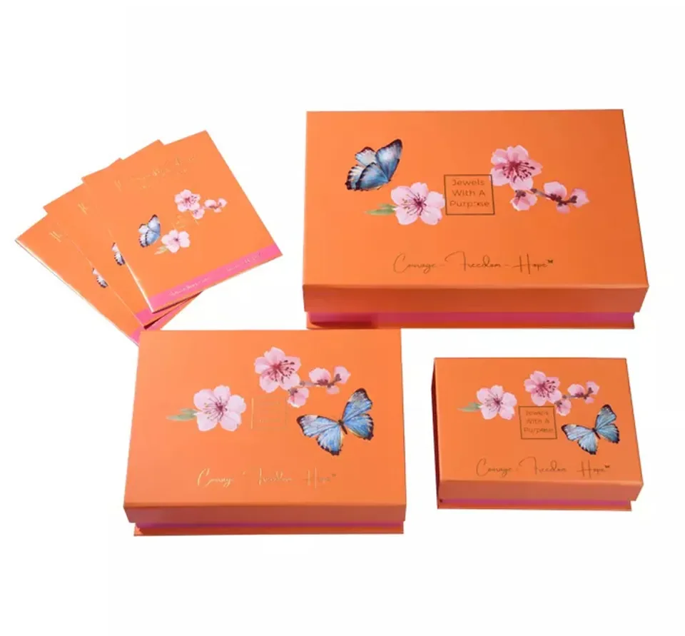 Flower Magnets Earring Set box — reference photograph 1