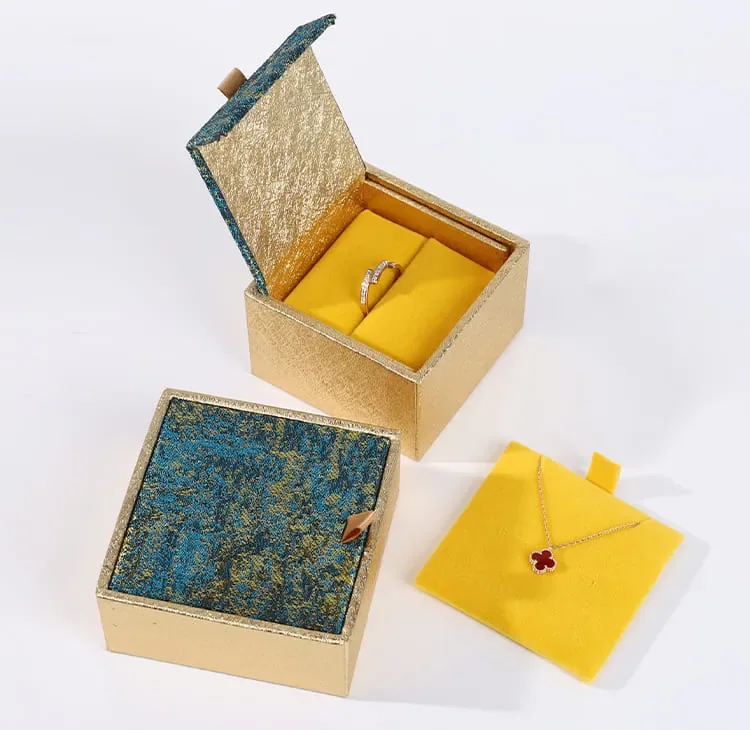 Gilt brocade jewelry box — reference photograph 5