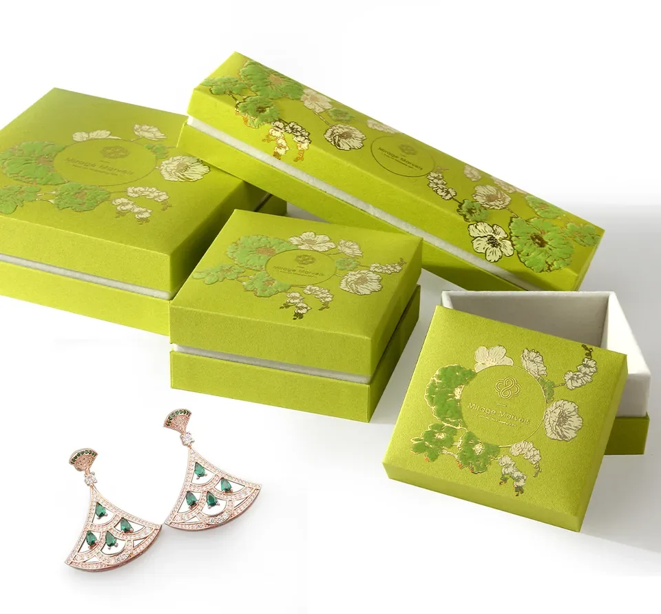 Green Jewelry Box for Your Jewelry Display Set — reference photograph 1
