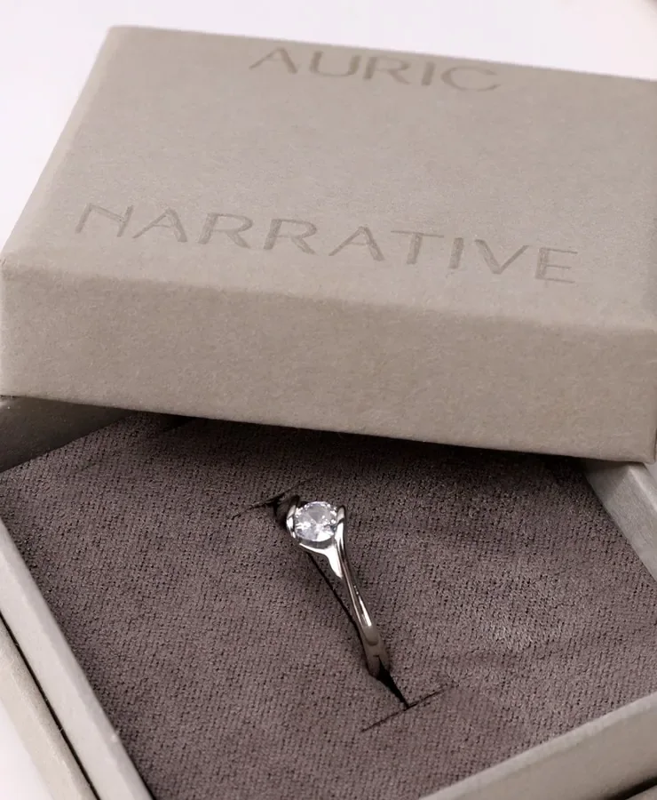 Grey Custom jewelry Ring Box — reference photograph 6