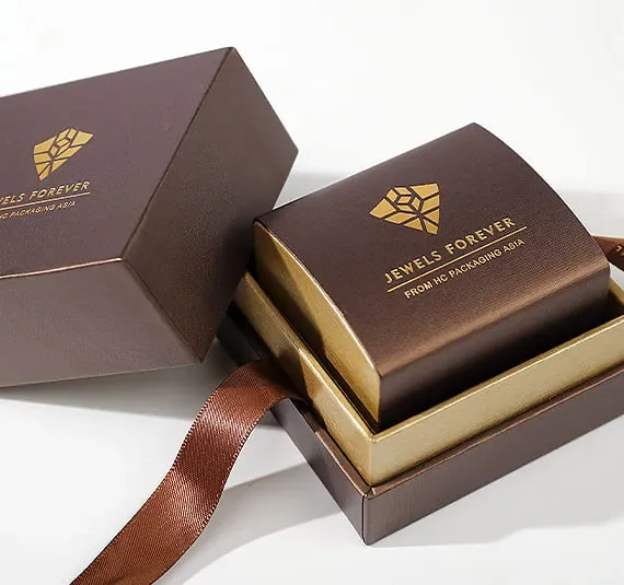High-end brown jewelry box set — reference photograph 4