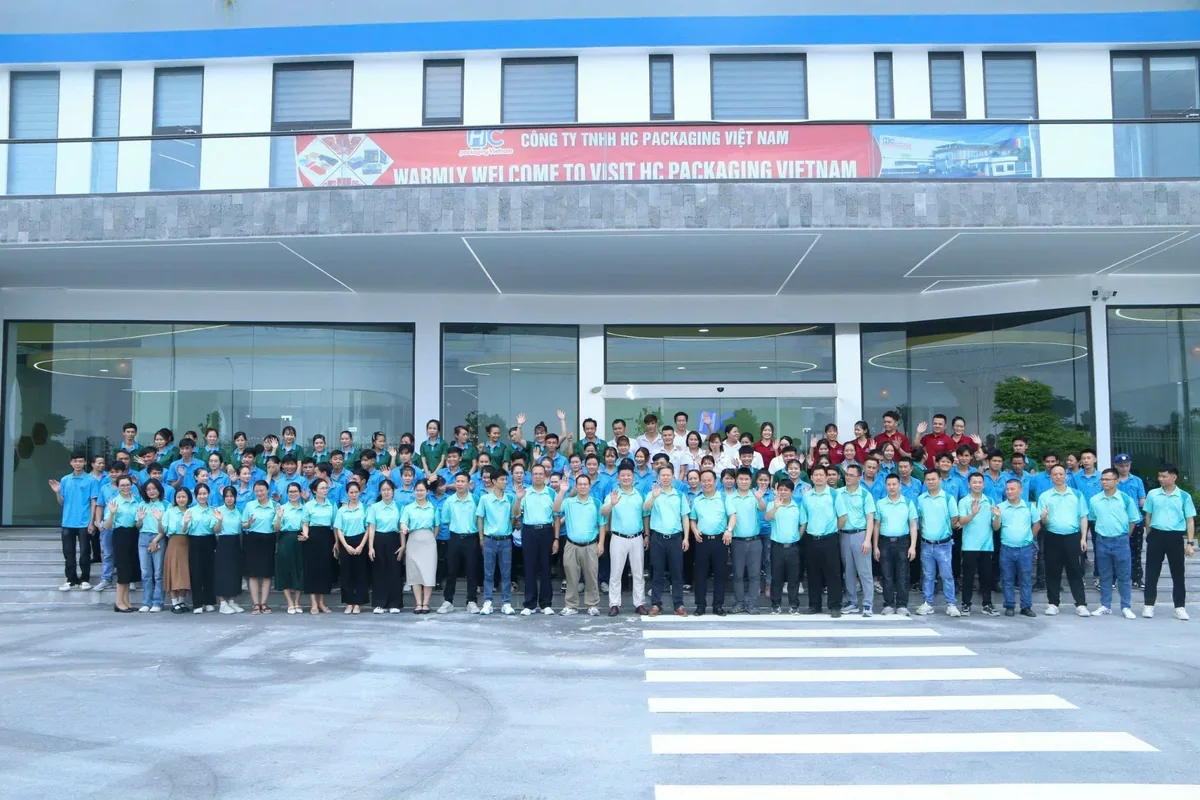 Historical company gathering photograph
