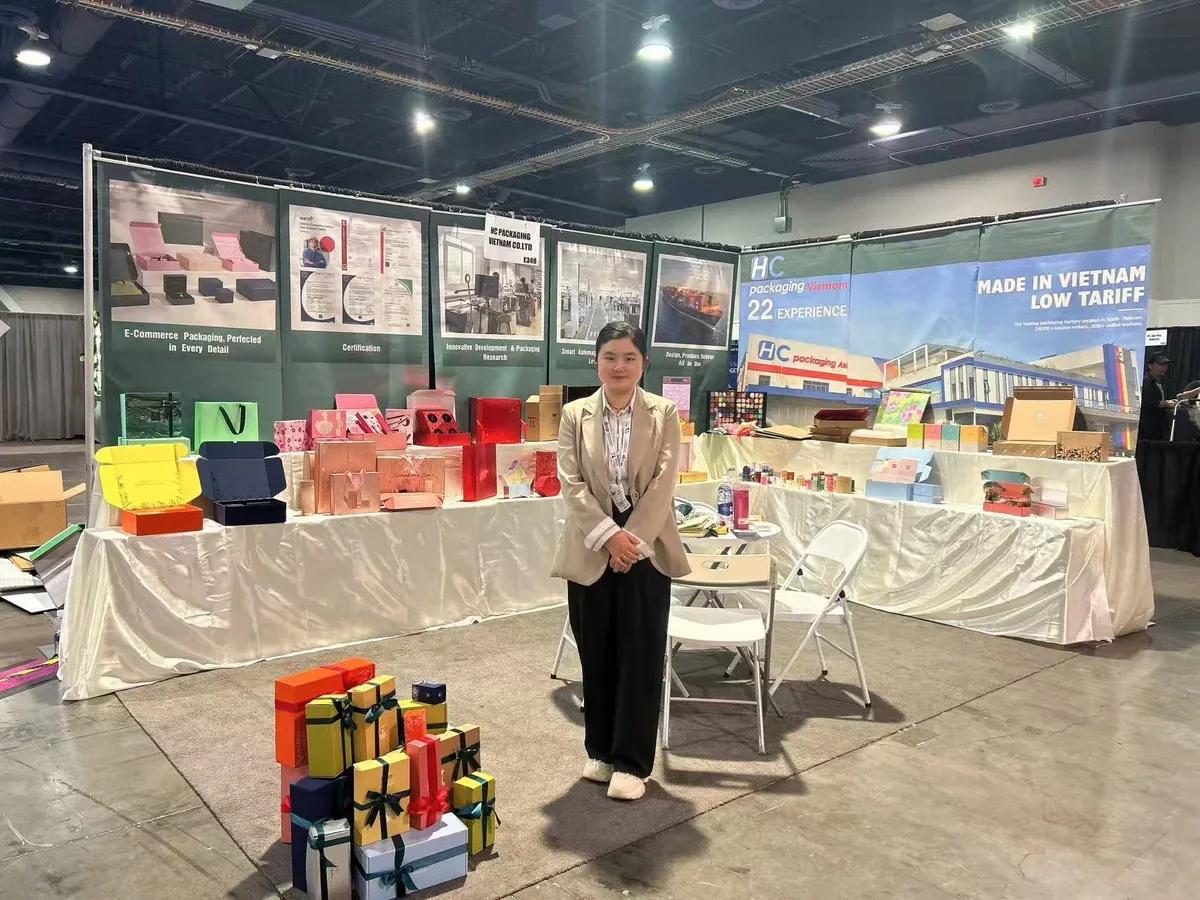 Historical exhibition display and packaging examples