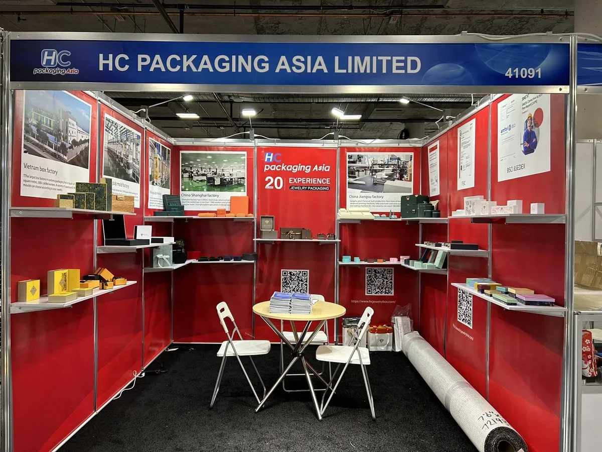 Historical exhibition display and packaging examples