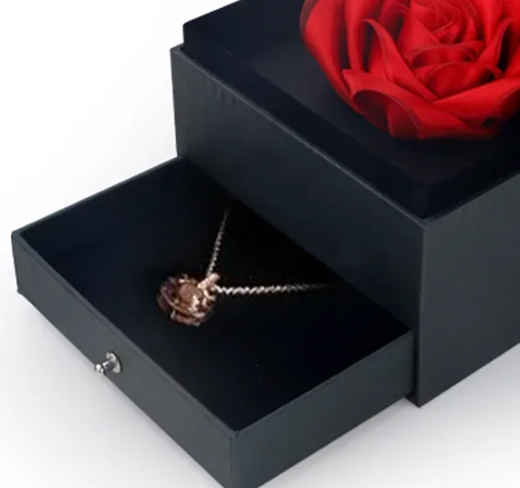 Jewelry presentation boxes and packaging details