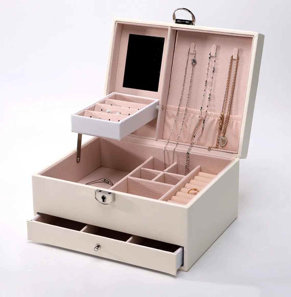 Jewelry presentation boxes and packaging details