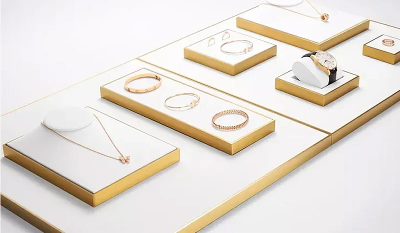 Jewelry presentation boxes and packaging details