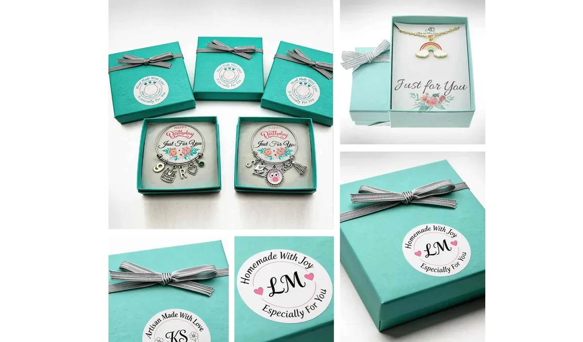 Jewelry presentation boxes and packaging details