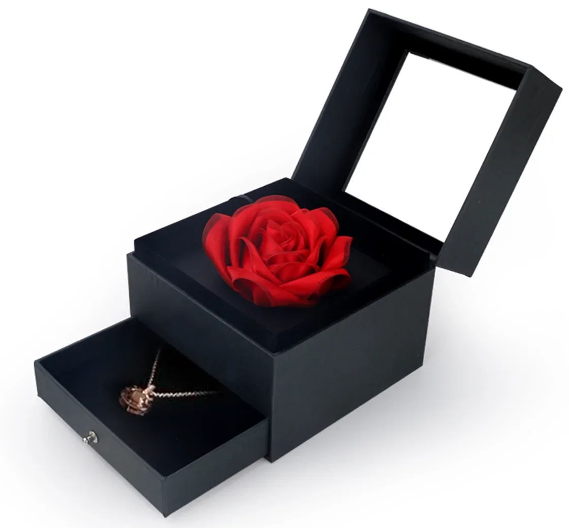 Jewelry presentation boxes and packaging details