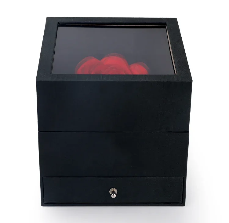 Jewelry presentation boxes and packaging details