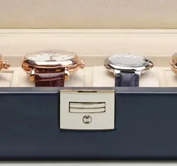 Leather& Wood Watch Box — reference photograph 4