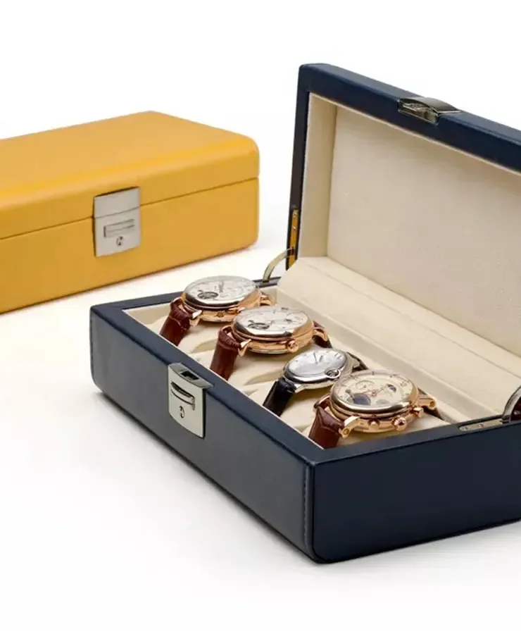 Leather& Wood Watch Box — reference photograph 6