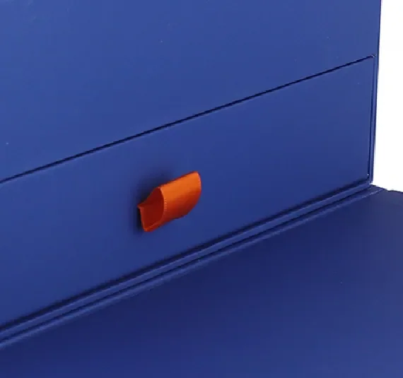 Luxury Blue Jewelry & Perfume Storage BOX with drawers — reference photograph 3
