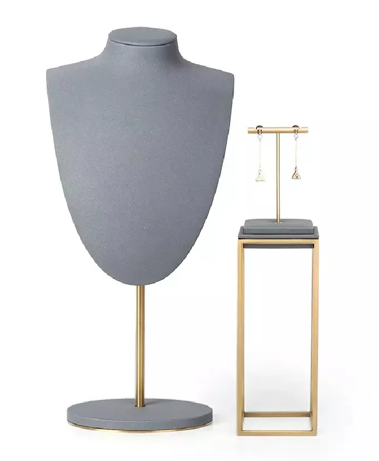 Metal & Microfiber Jewelry Rack Display — reference photograph 6