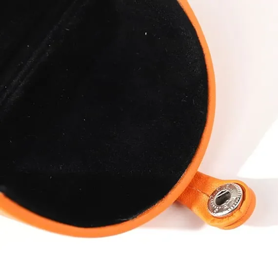 Orange Leather Jewelry Box — reference photograph 4