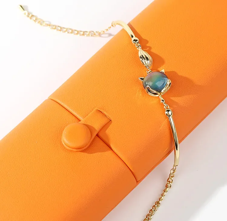Orange Leather Jewelry Box — reference photograph 5