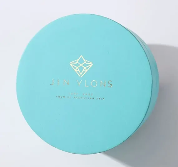 Pink/Green Small Round Jewelry Box — reference photograph 3