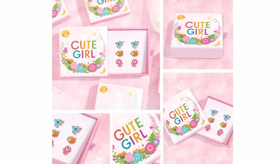 Playful "Cute Girl" Jewelry Boxes & Gift Bags — reference photograph 2