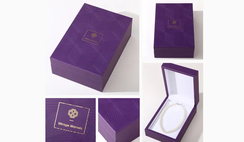 Purple Jewelry Chest with Magnetic Closure — reference photograph 1