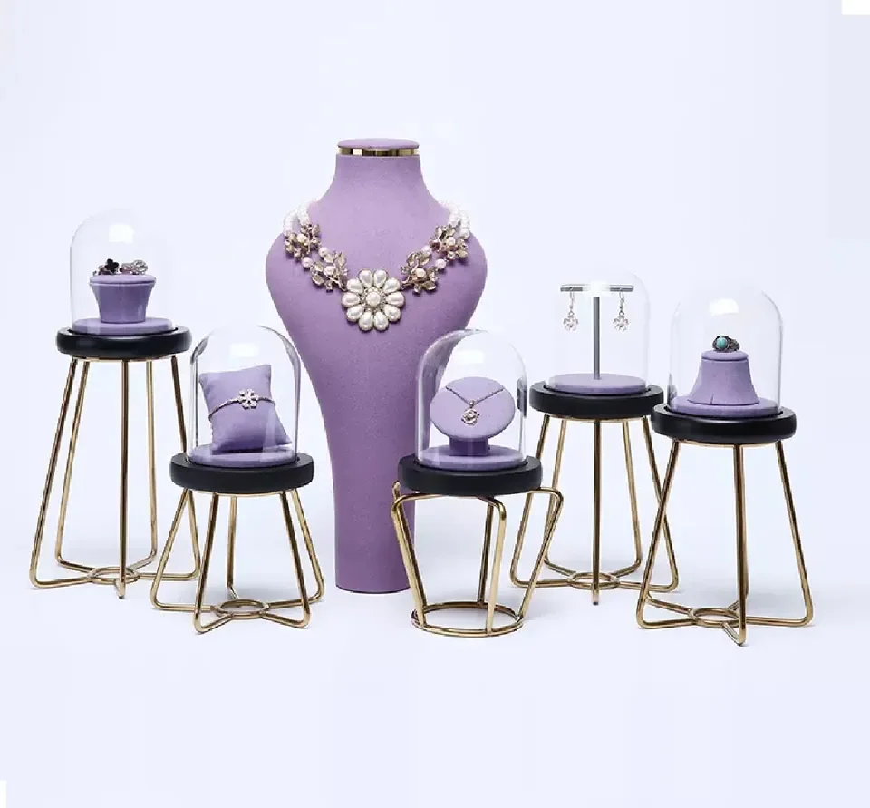 Purple Model Jewelry Display — reference photograph 1