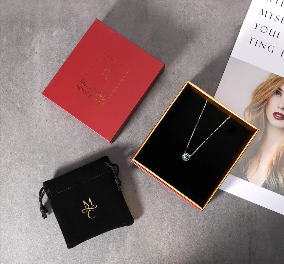 Red Necklace Jewelry Box — reference photograph 1