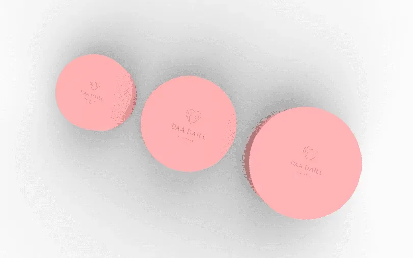 Round jewelry presentation box examples
