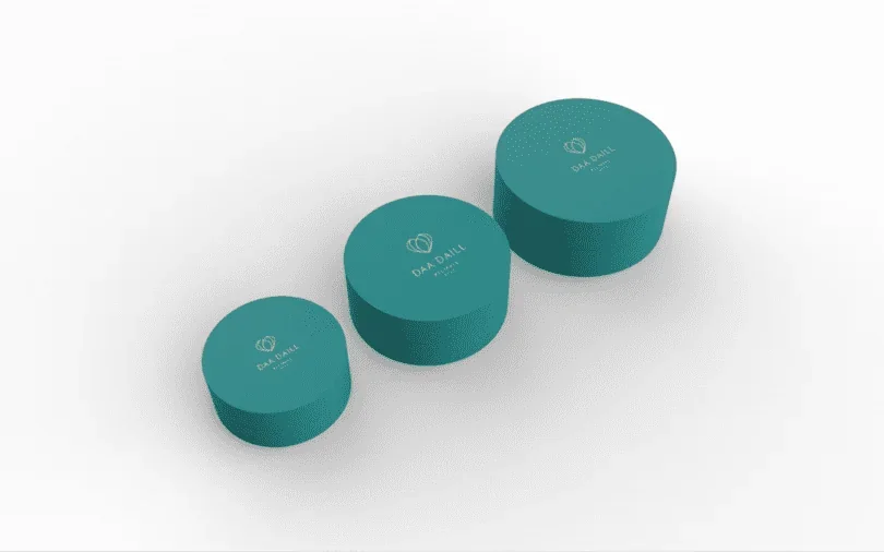 Round jewelry presentation box examples