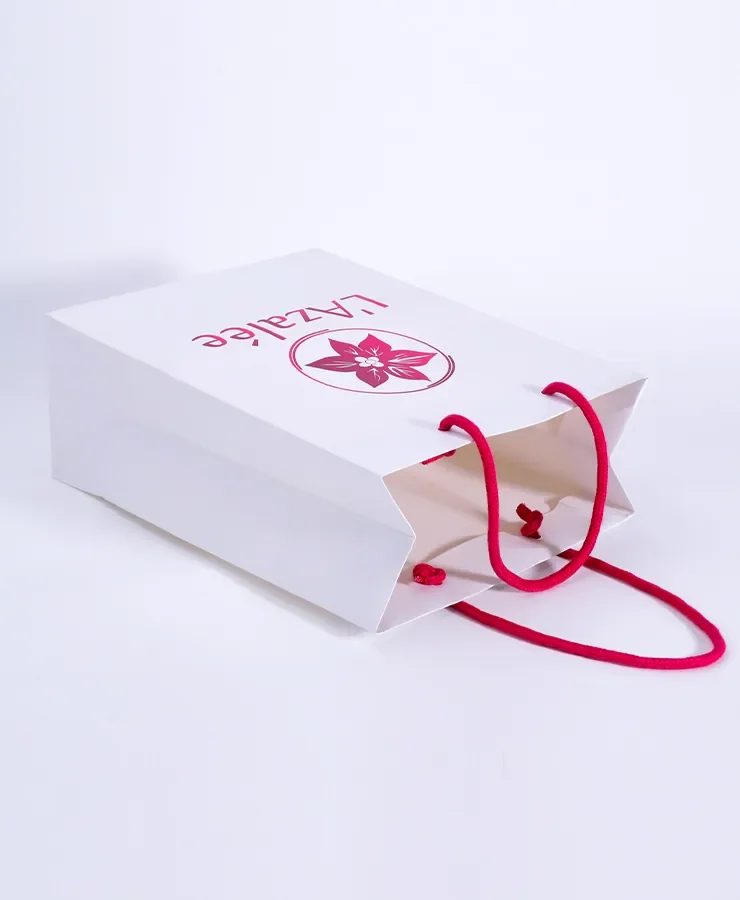Stylish& luxury& elegant Valentine paper bag — reference photograph 6