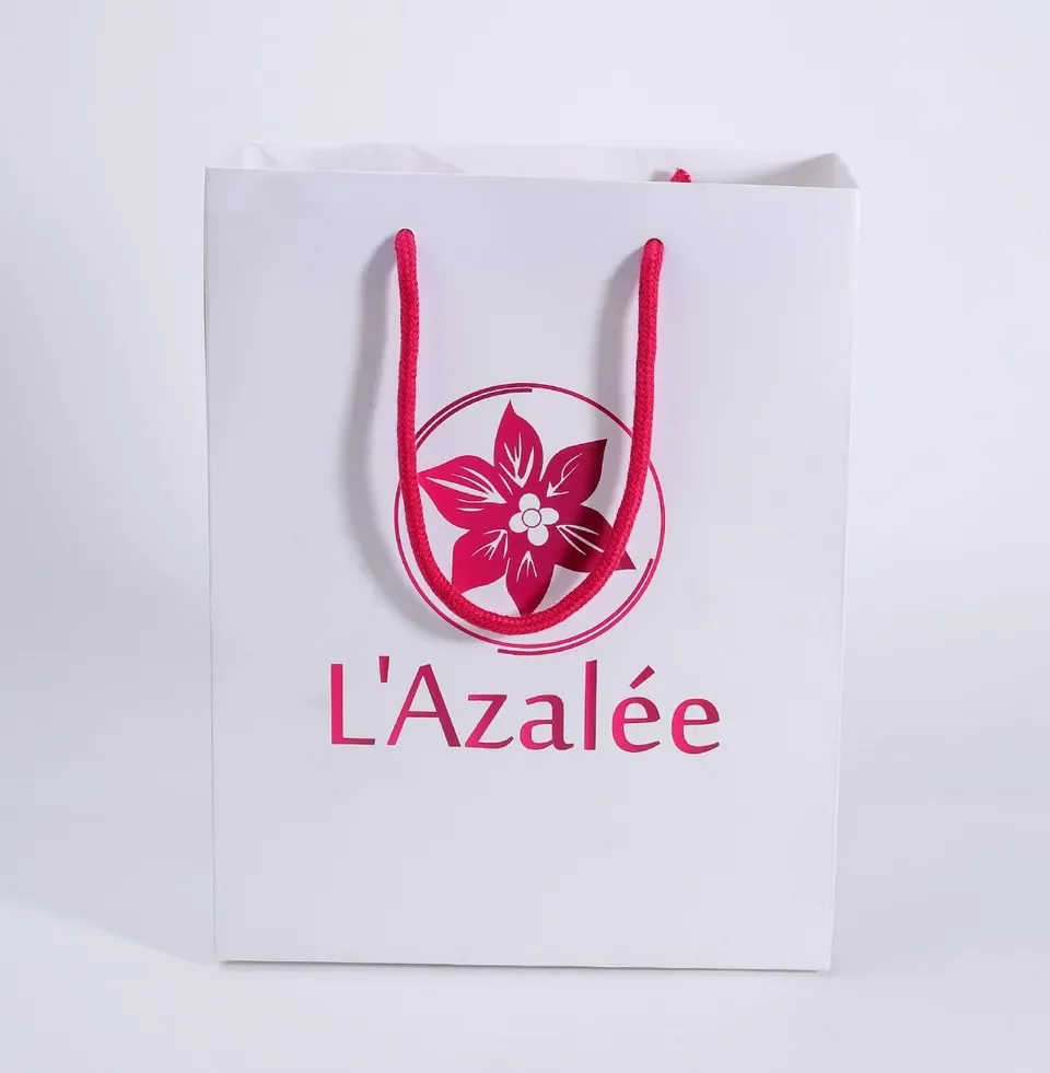 Stylish& luxury& elegant Valentine paper bag — reference photograph 2
