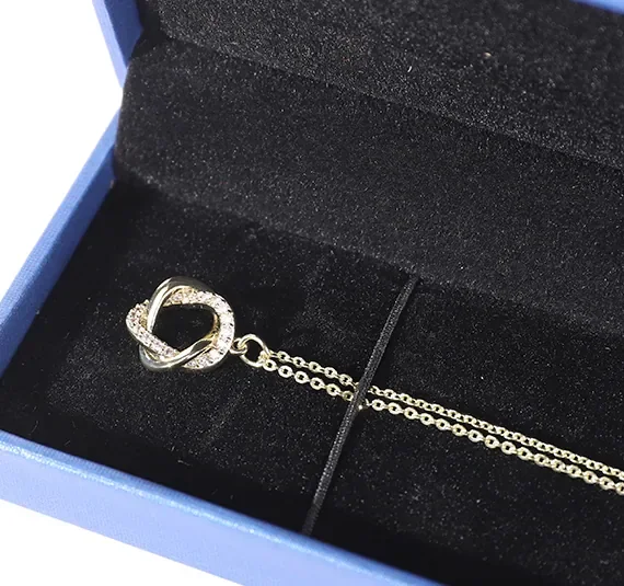 Texture Blue Paper Necklace Box — reference photograph 4