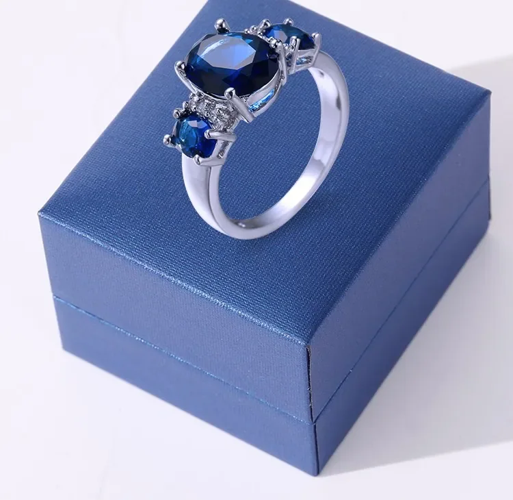 Texture Blue Paper Ring Box — reference photograph 5