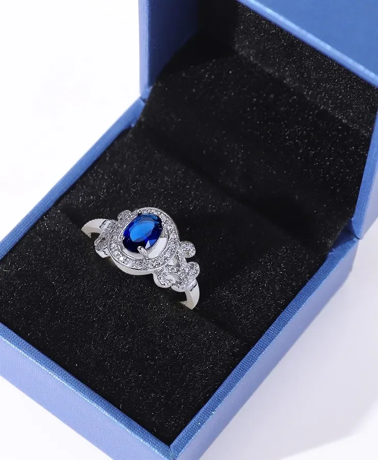 Texture Blue Paper Ring Box — reference photograph 6