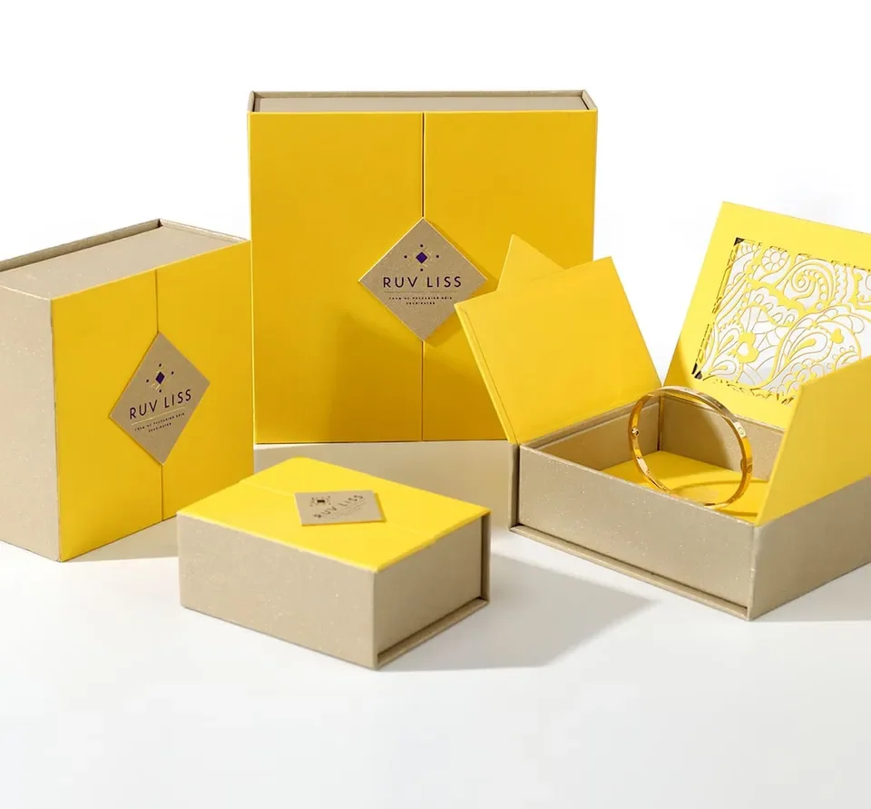 Yellow Double Door Jewelry Box — reference photograph 1