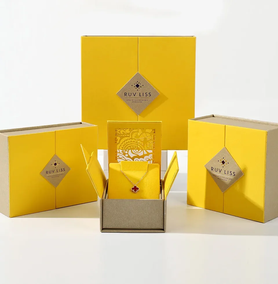 Yellow Double Door Jewelry Box — reference photograph 2